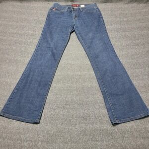 ENCORE Jeans Women's Blue Denim Flared Leg Style TL364 Size 11 Made in USA